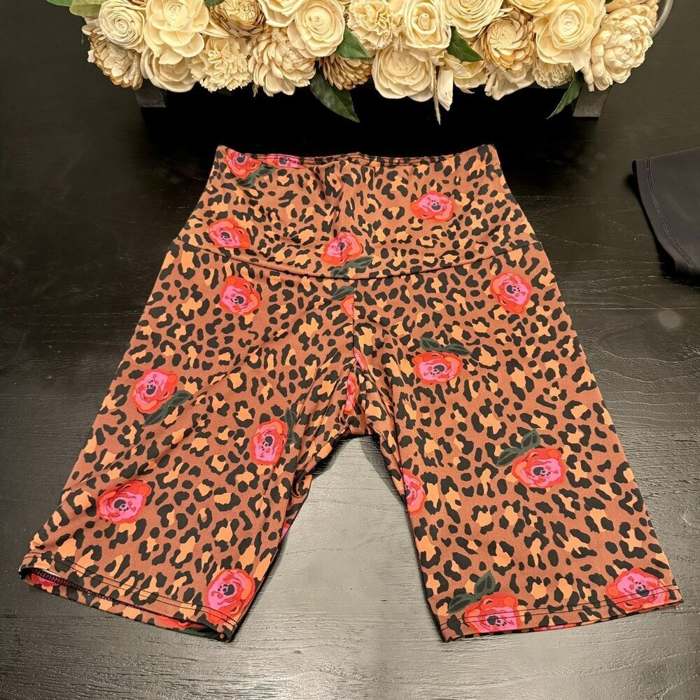 Free People x Onzie Leopard / Floral Bike Short